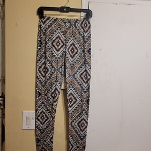New Kathy Geometric Patterned Kids Leggings Size One size